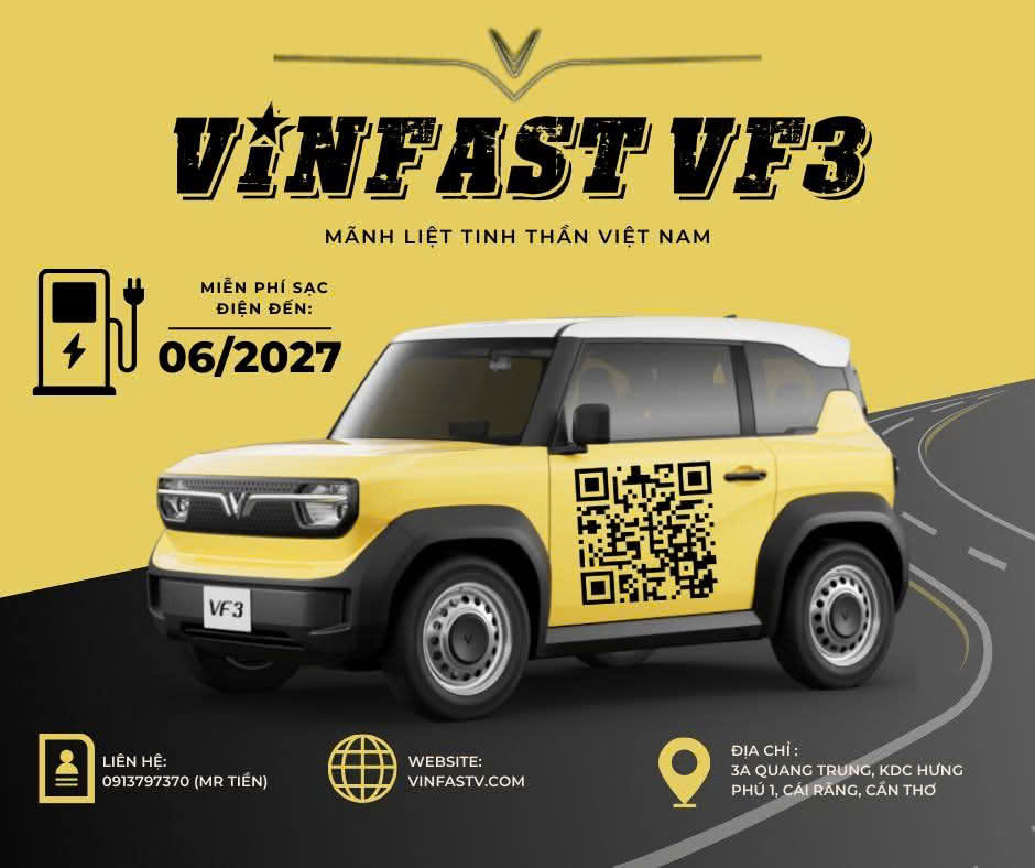 ►  SỞ HỮU EM VINFAST VF3 NÀY NHÉ CẢ NHÀ (GIÁ TỪ 299 TRIỆU)