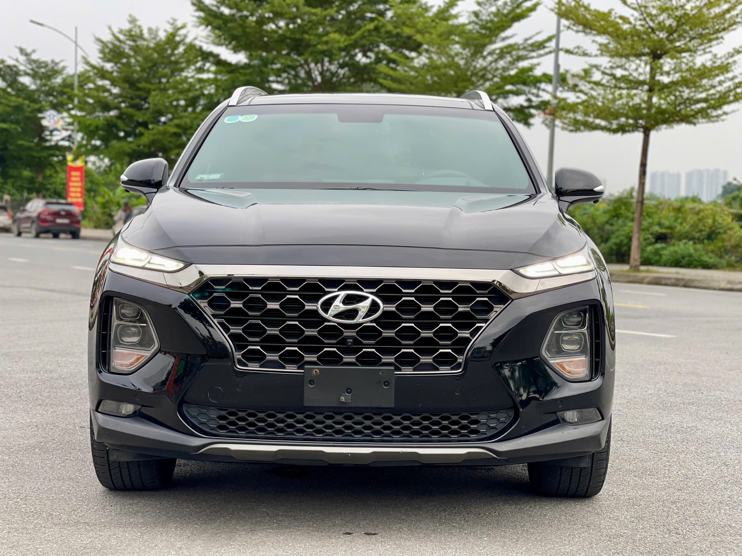 Santafe 2021 xăng Premium