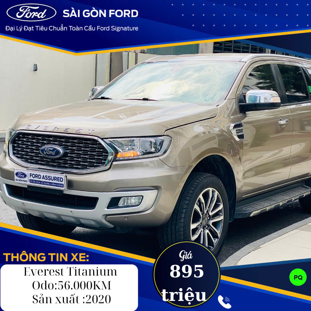 ► Cần bán Ford Everest Titanium 2020 – Xe đẹp, giá tốt, bảo hành chính hãng